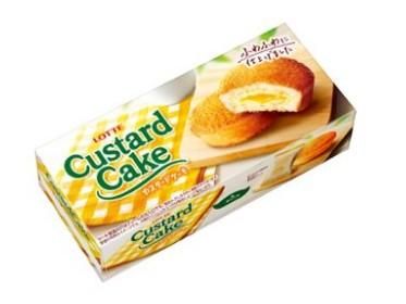 5箱入り ロッテ カスタードケーキ 菓子問屋 高橋商店 5箱入り ロッテ カスタードケーキ 菓子問屋 高橋商店