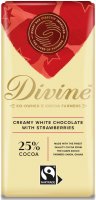 【Divineフェアトレードチョコレート】ストロベリー・ホワイト 90g