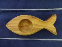 オリーブの木 キャンドル台 魚型