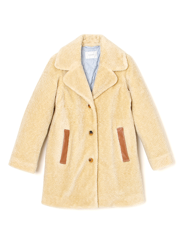 Poodle boa half coat-プードルボアハーフコート-PHEENY（フィーニー）通販| stcompany