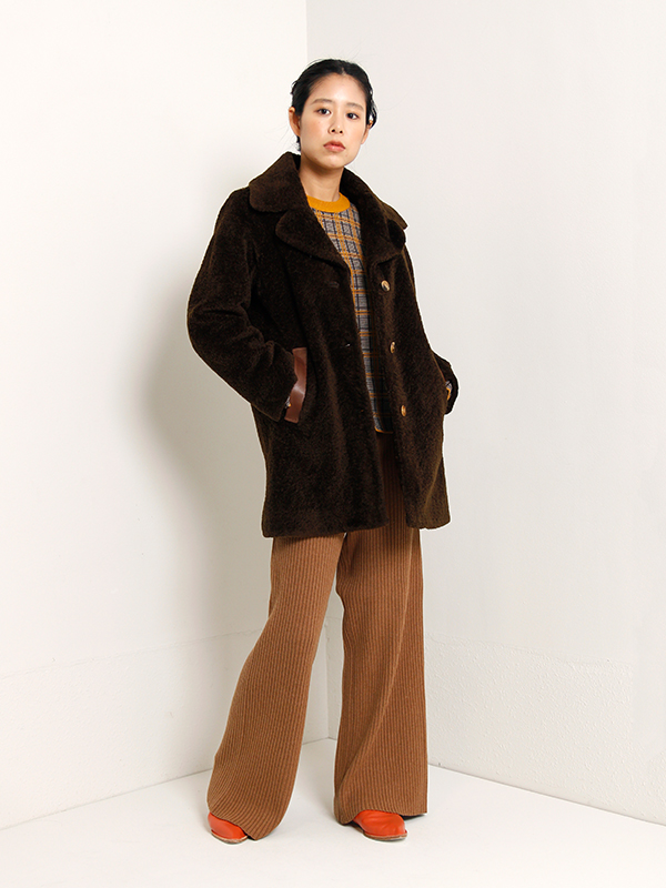 Poodle boa half coat-プードルボアハーフコート-PHEENY（フィーニー）通販| stcompany