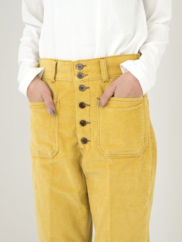 Dobby color corduroy sailor pants-ドビーカラーコーデュロイセイラーパンツ-PHEENY（フィーニー）通販|  stcompany