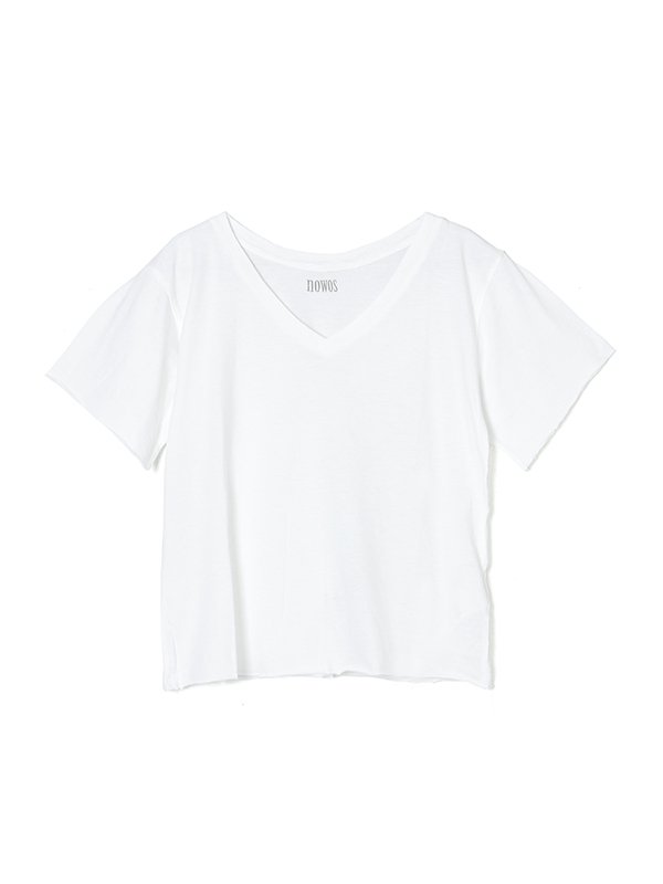 Cotton Silk V Neck Tee Shirt コットンシルクブイネックティーシャツ Nowos ノーウォス 通販 Stcompany