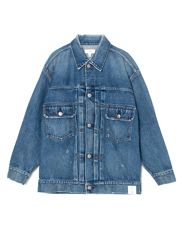 Denim Jacket Type2 Big Fit デニムジャケットタイプ2 ビッグフィット Hyke ハイク St Company Denim Jacket Type2 Big Fit デニムジャケットタイプ2 ビッグフィット Hyke ハイク St Company