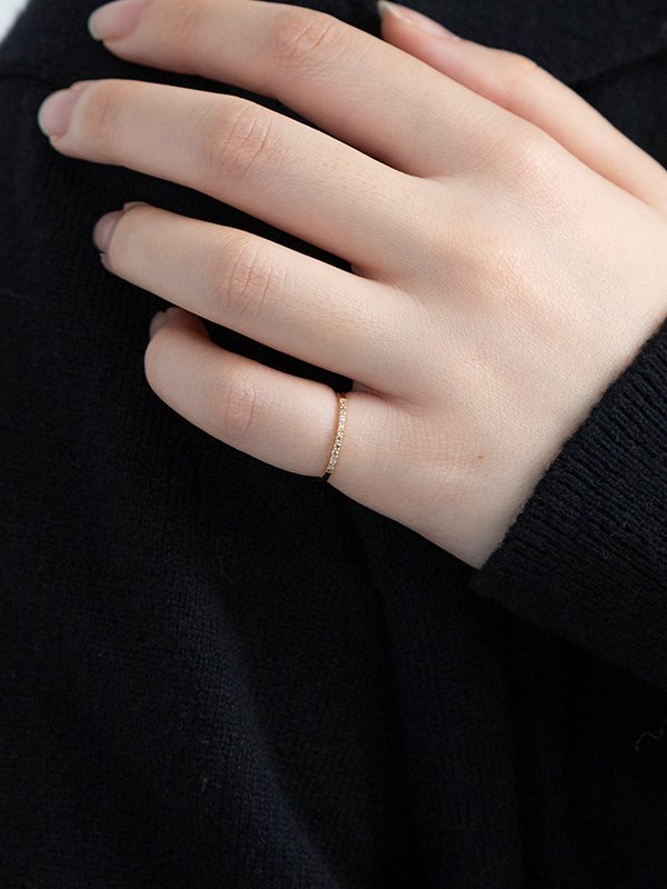 Hirotaka Gossamer Pinky Ring 4号 リング | red-village.com