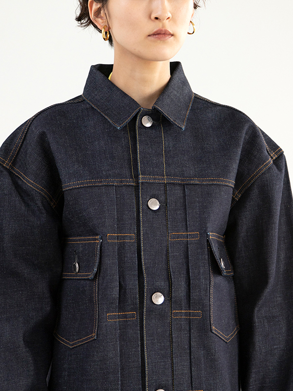 HYKE◉DENIM JACKET TYPE2-