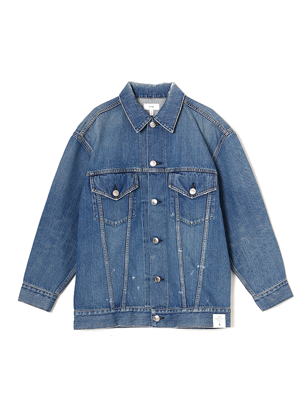 DENIM JACKET TYPE3(BIG FIT)-VW-デニムジャケットタイプ3-HYKE 