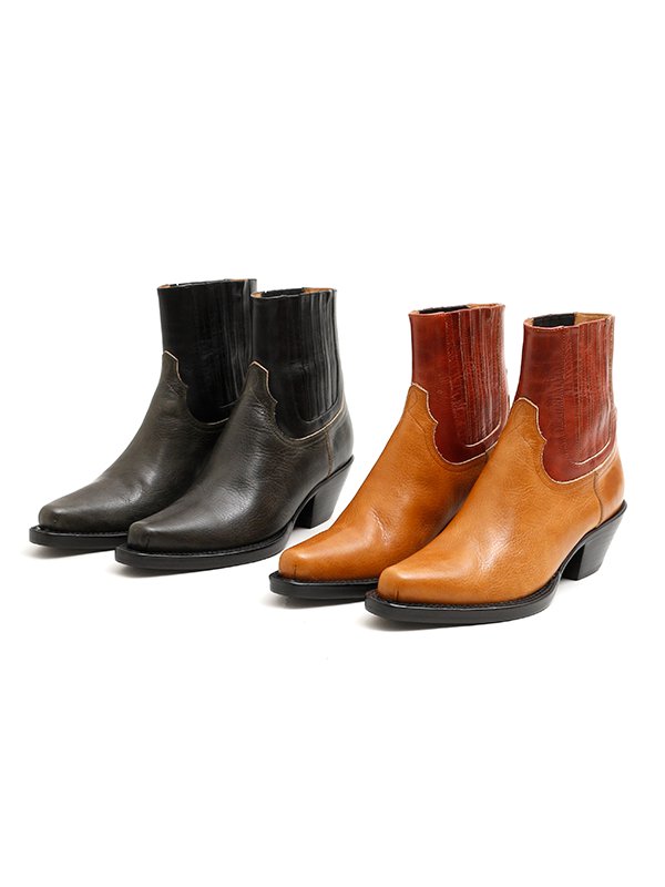 bicolor side gore boot-バイカラーサイドゴアブーツ-MAISON EUREKA（メゾンエウレカ）通販| stcompany
