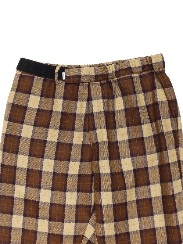 Wool check cook pants-ウールチェックコックパンツ-Graphpaper