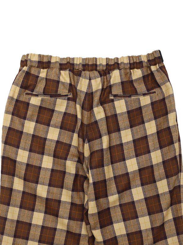 Wool check cook pants-ウールチェックコックパンツ-Graphpaper