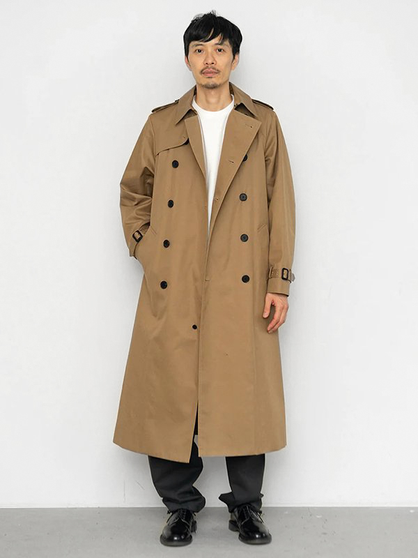 TRENCH COAT/REGULAR FIT-トレンチコートレギュラーフィット-HYKE（ハイク）通販| st company