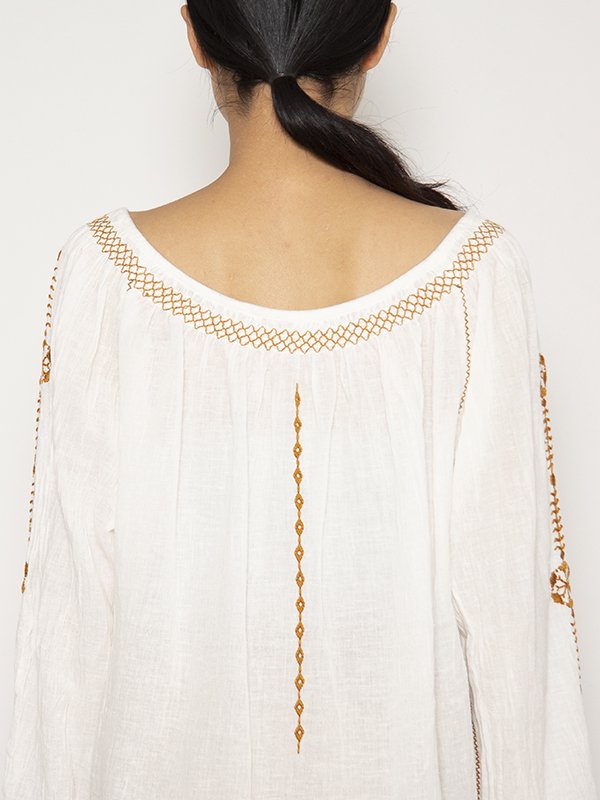 Embroidery blouse-エンブロイブラウス-nowos（ノーウォス）通販| st