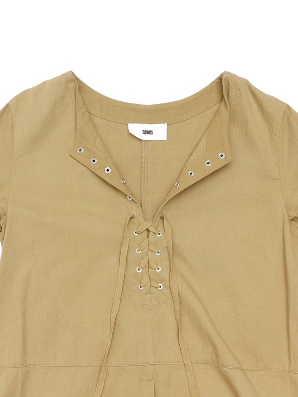 Lace-up blouse-レースアップブラウス-nowos（ノーウォス）通販| st 