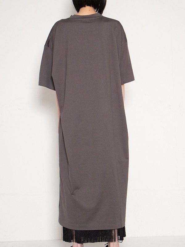 Suvin 60/2 oversized dress-スビンオーバーサイズドレス-ATON 