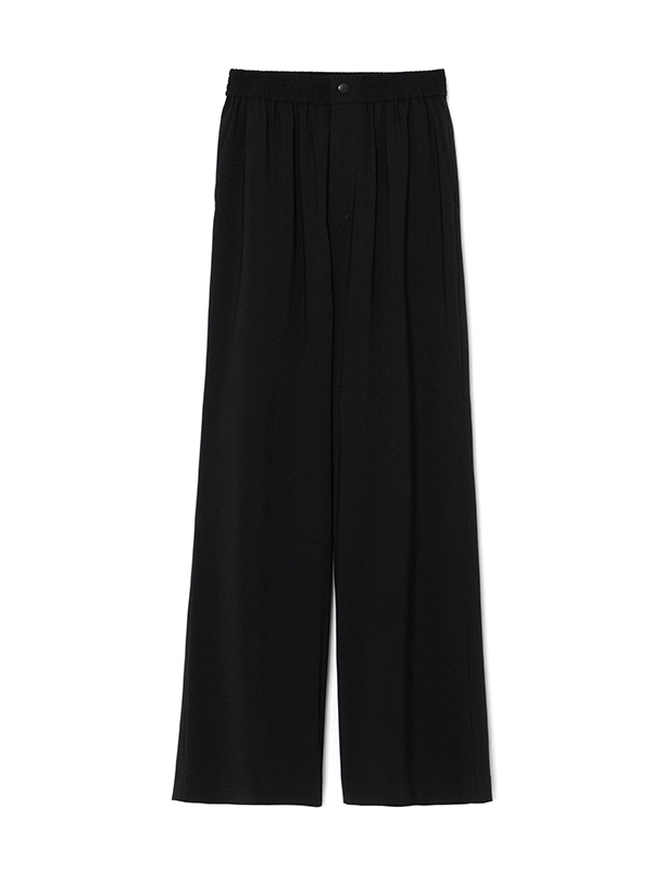 STRETCH WIDE LEG PANTS-ストレッチワイドレッグパンツ-HYKE（ハイク