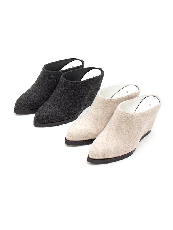 MULES-wool felt-ミュール-HYKE（ハイク）通販| st company