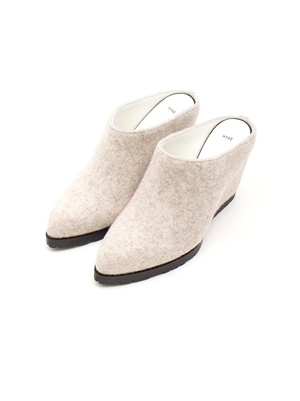 MULES-wool felt-ミュール-HYKE（ハイク）通販| st company