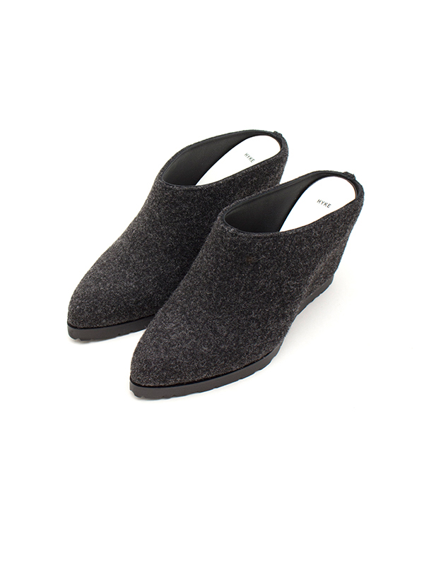 MULES-wool felt-ミュール-HYKE（ハイク）通販| st company