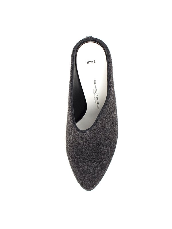 MULES-wool felt-ミュール-HYKE（ハイク）通販| st company