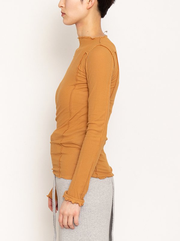 新品本物 Baserange Omato SleeveロンT新品オレンジLサイズ Long - 長袖