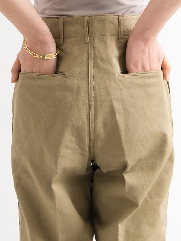 期間限定期間限定HYKE COTTON TWILL ARMY CHINOS チノパン | blog