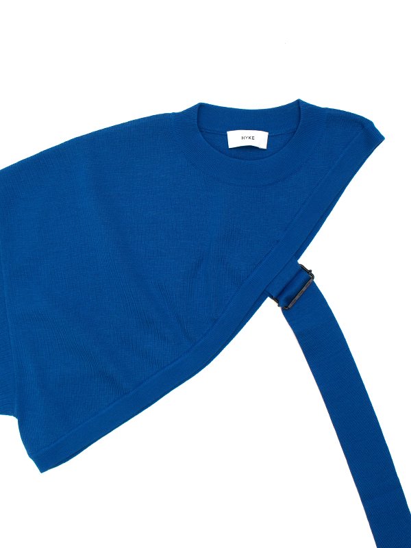 hyke asymmetric sweater top