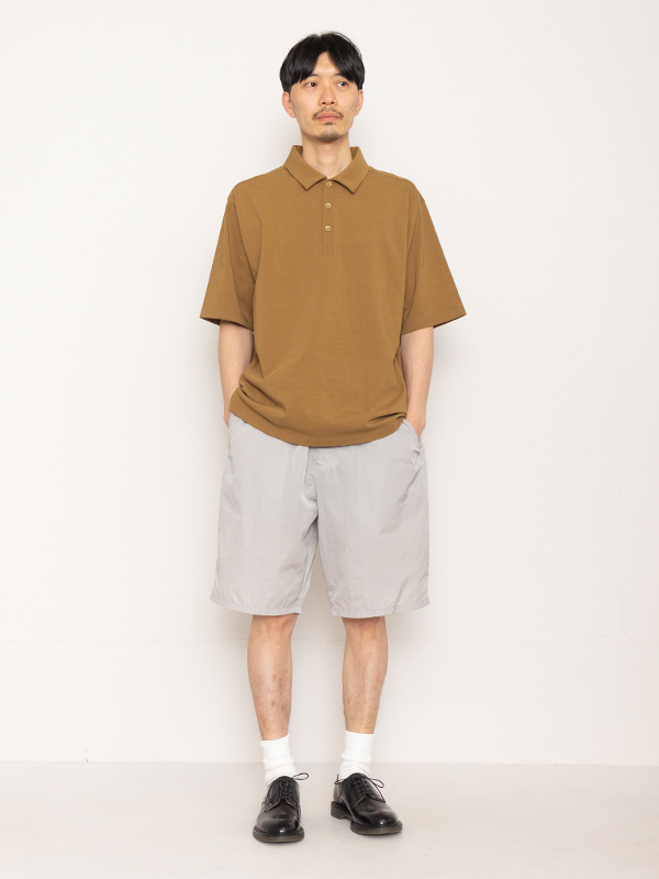 ATON NATURAL DYE NYLON EASY WIDE SHORTS