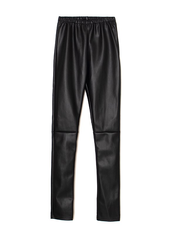 Fake leather slim pants-フェイクレザースリムパンツ-MM6（エムエムシックス）通販| stcompany
