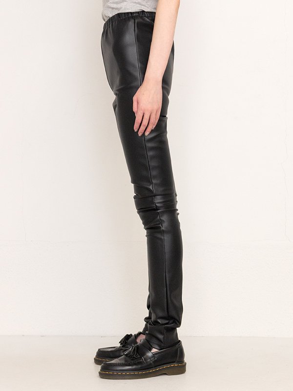 Fake leather slim pants-フェイクレザースリムパンツ-MM6（エムエムシックス）通販| stcompany