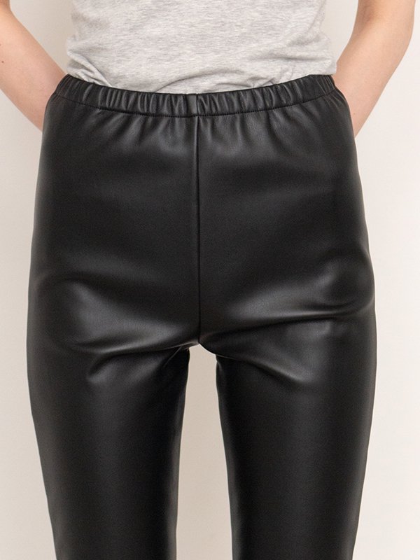 Fake leather slim pants-フェイクレザースリムパンツ-MM6（エムエムシックス）通販| stcompany