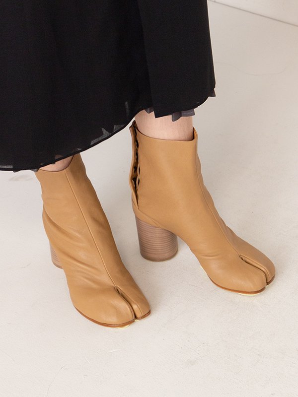 Tabi vintage leather boot-足袋ビンテージレザーブーツ-Maison 