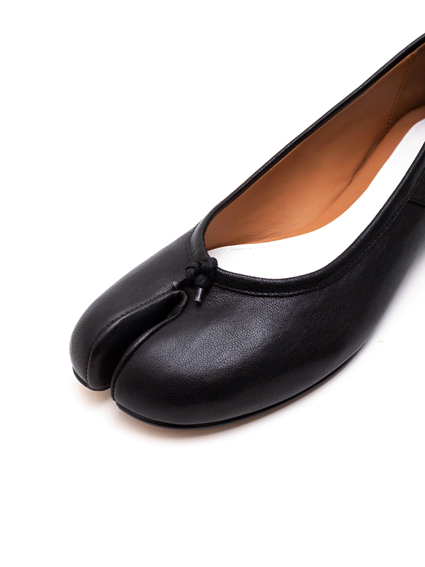 Tabi ballet shoes(vintage leather)-足袋バレエシューズ-Maison ...