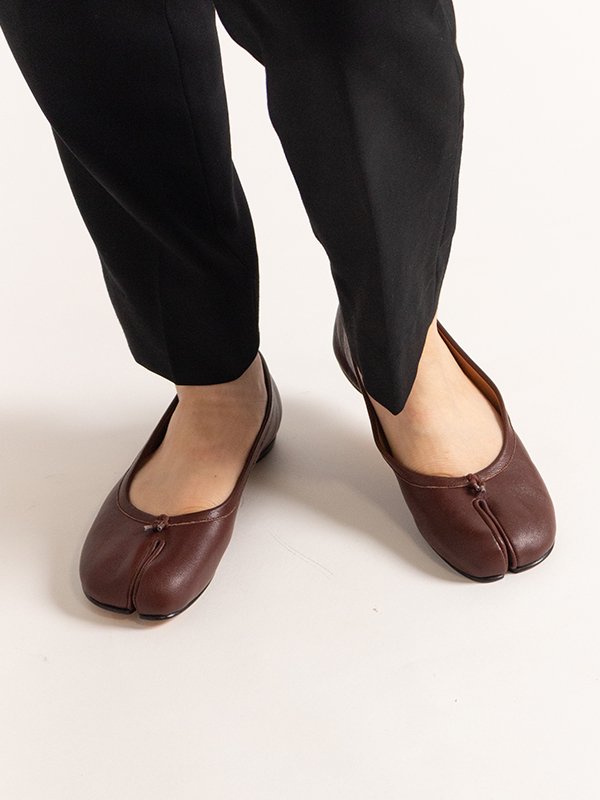 Tabi ballet shoes(vintage leather)-足袋バレエシューズ-Maison Margiela（メゾンマルジェラ）通販|  stcompany