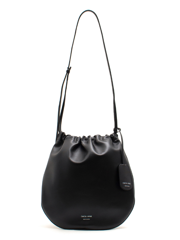 guard Looting crisis LEATHER DRAWSTRING BAG(MEDIUM SIZE)-レザードローストリングバッグ(ミディアム)-HYKE(ハイク)通販| st company guard Looting crisis LEATHER DRAWSTRING BAG(MEDIUM SIZE)-レザードローストリングバッグ(ミディアム)-HYKE(ハイク)通販| st company