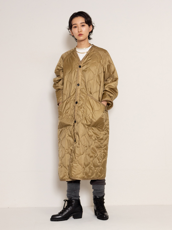 HYKE(ハイク)】QUILTED LINER COAT キルティングコート www