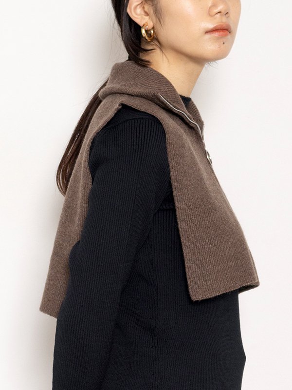 品質のいい Half Pheeny Cardigan ネックウォーマー Snood Zip マフラー ショール Www Cecop Gob Mx