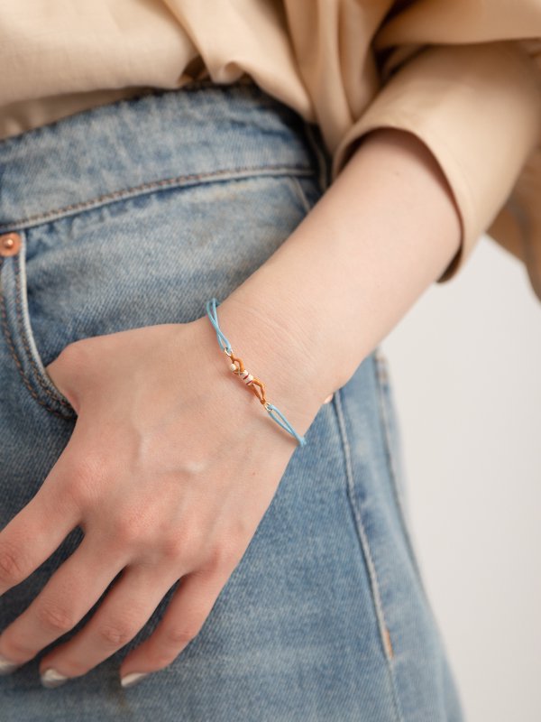 NADADORA COMPLETO RAYADA CORD BRACELET-ナダドーラコンプリート