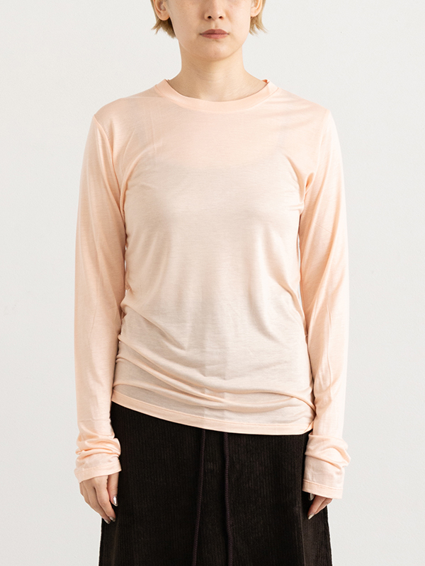 Baserange loose long sleeve tee オレンジ新品M - Tシャツ