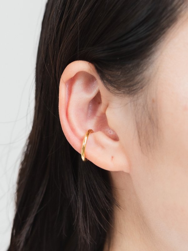 SMALL EAR CUFF(GOLD)-スモールイヤーカフ-HYKE（ハイク）通販| st company