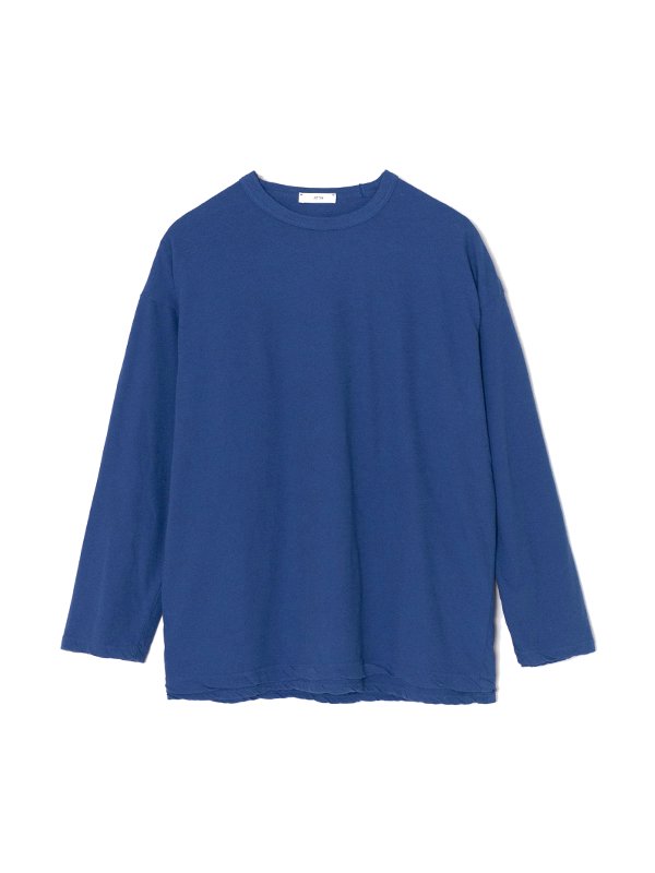 Fresca single jersey layerd crewneck pullover-シングルジャージ