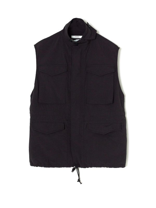 PHEENYPHEENY Nylon oxford field jacket vest - ベスト/ジレ