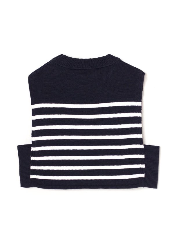 レディース HYKE STRIPED SWEATER CROP TOPの通販 by komtan store