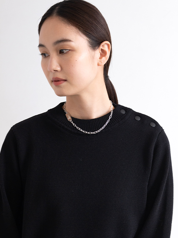 CHAIN NECKLACE(SMALL)-チェーンネックレス-HYKE(ハイク)通販| st company CHAIN NECKLACE(SMALL)-チェーンネックレス-HYKE(ハイク)通販| st company