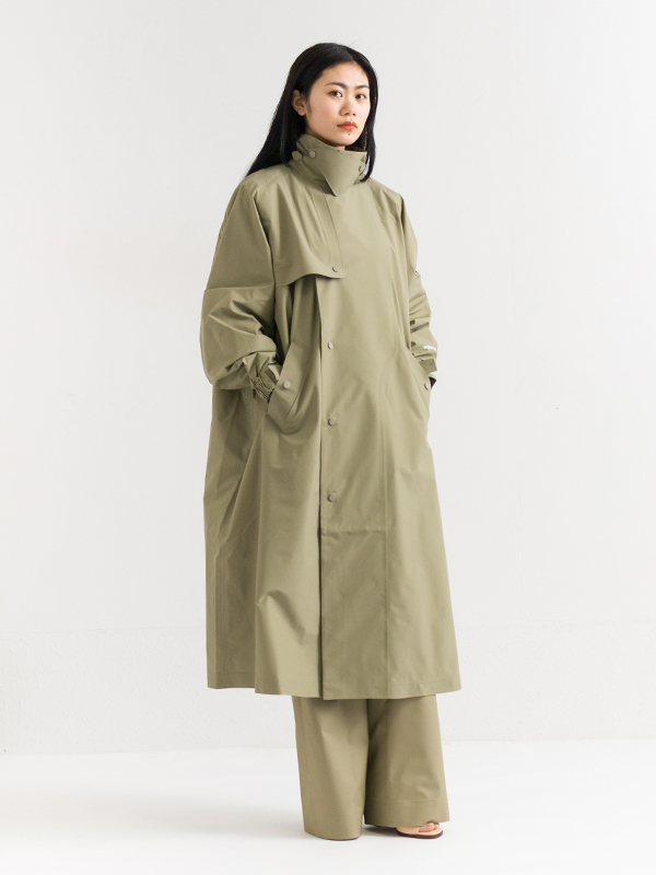 HYKE　(ハイク) PERTEX TRENCH COAT\n【サイズ：1  】フードフードなし