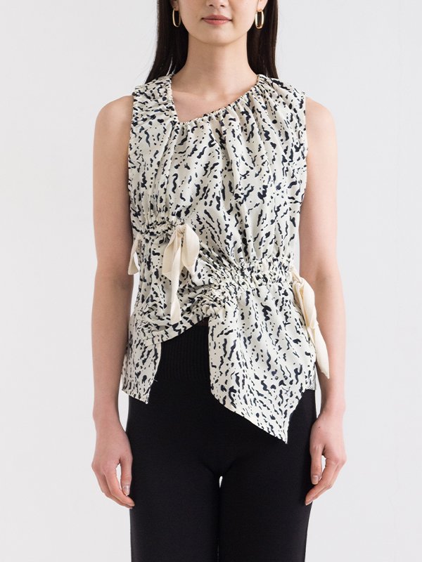 100％本物保証！ AKIKOAOKI /crumpy skirt TOP - - poumonquebec.ca