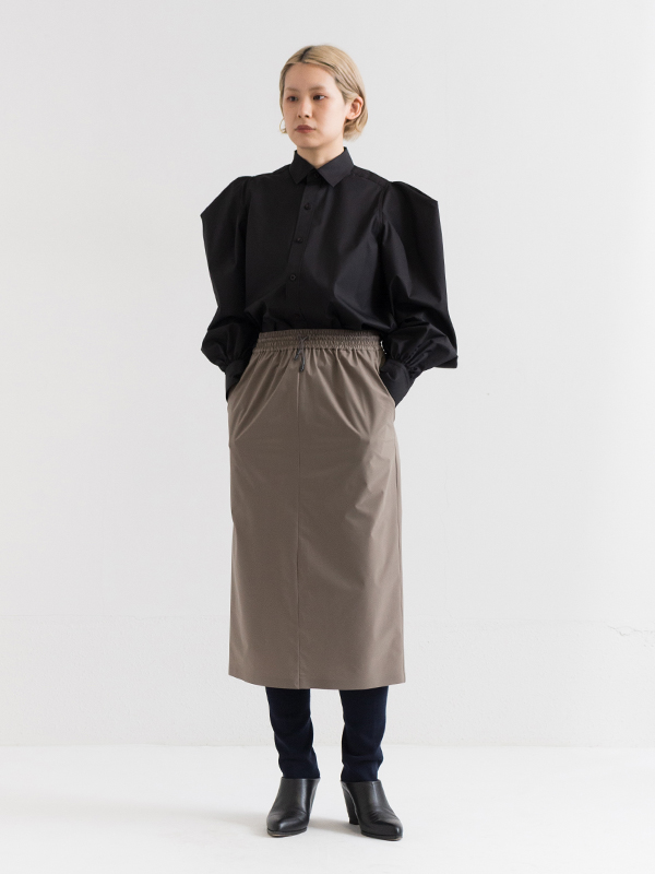T/C POWER SHOULDER SHIRT-ティーシーパワーショルダーシャツ-HYKE ...