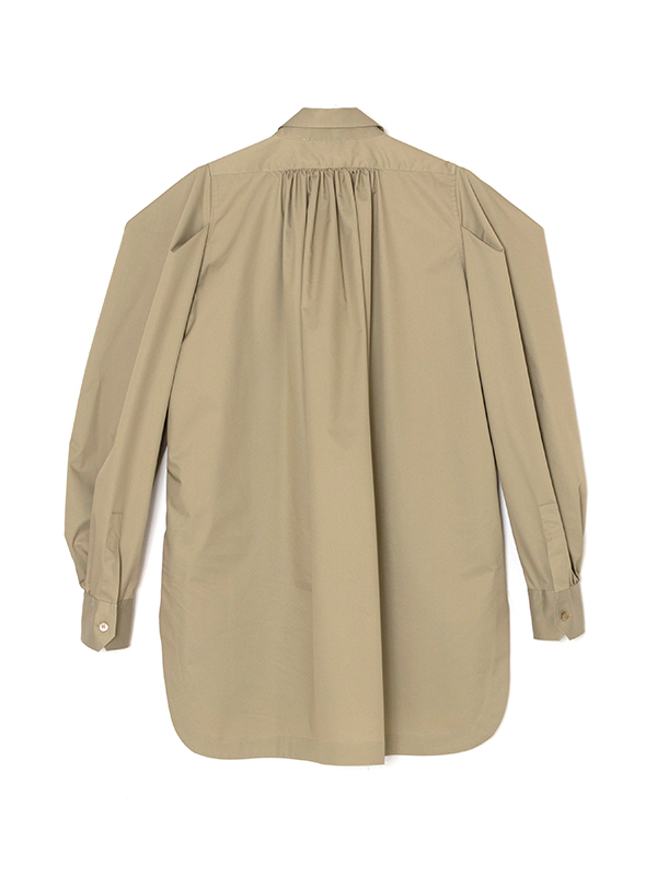 T/C POWER SHOULDER SHIRT-ティーシーパワーショルダーシャツ-HYKE ...