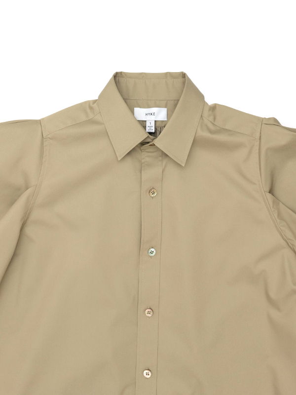 T/C POWER SHOULDER SHIRT-ティーシーパワーショルダーシャツ-HYKE ...