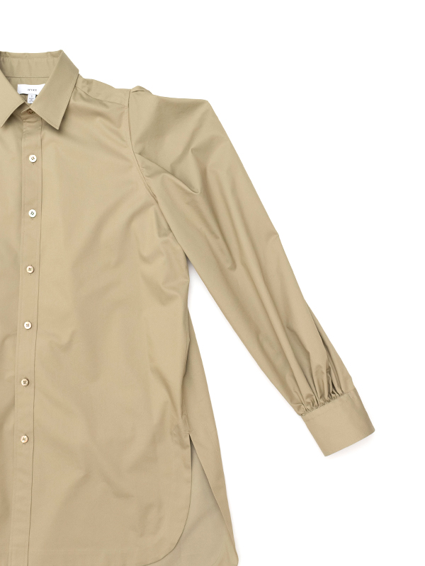 T/C POWER SHOULDER SHIRT-ティーシーパワーショルダーシャツ-HYKE ...