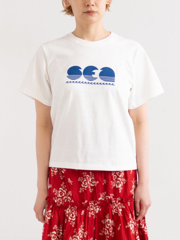 Wave graphic t shirt-ウェーブグラフィックTシャツ-Sea New York（シーニューヨーク）通販| st company